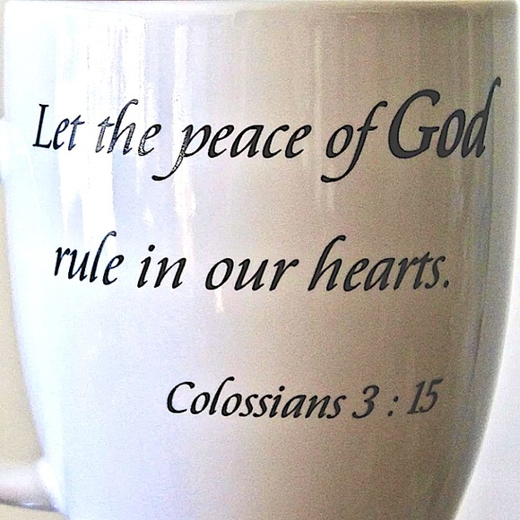 COVENTRY DAILY BLESSINGS MUG CUP COLOSSIANS 3:15 NEW - Picture 2 of 6